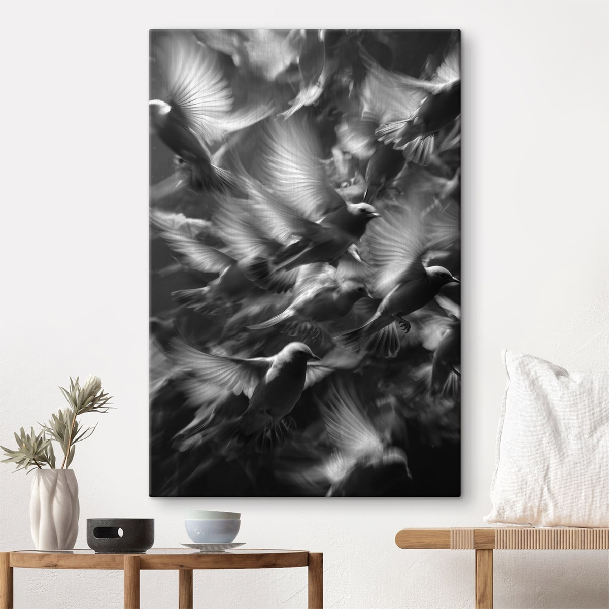 Aves em movimento — interior 2