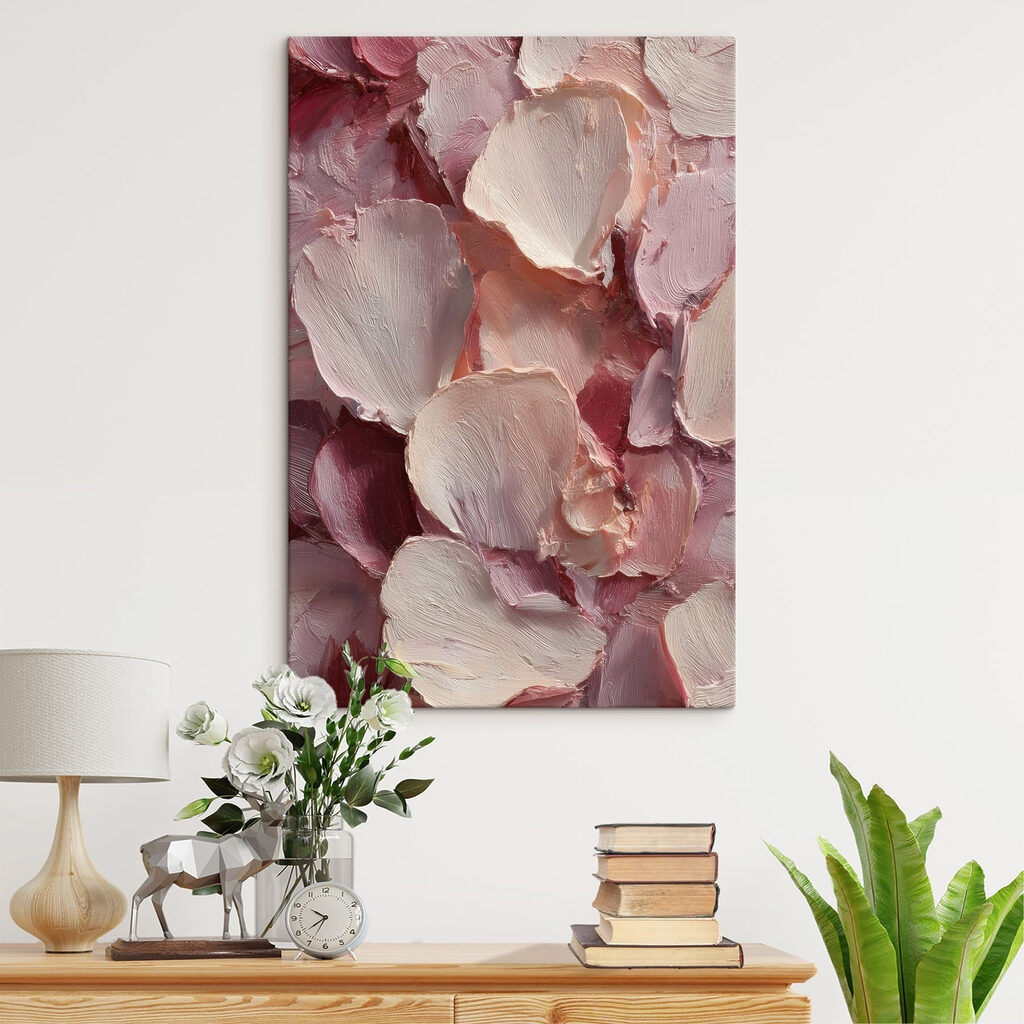 Pétalas rosa em camadas — interior 2