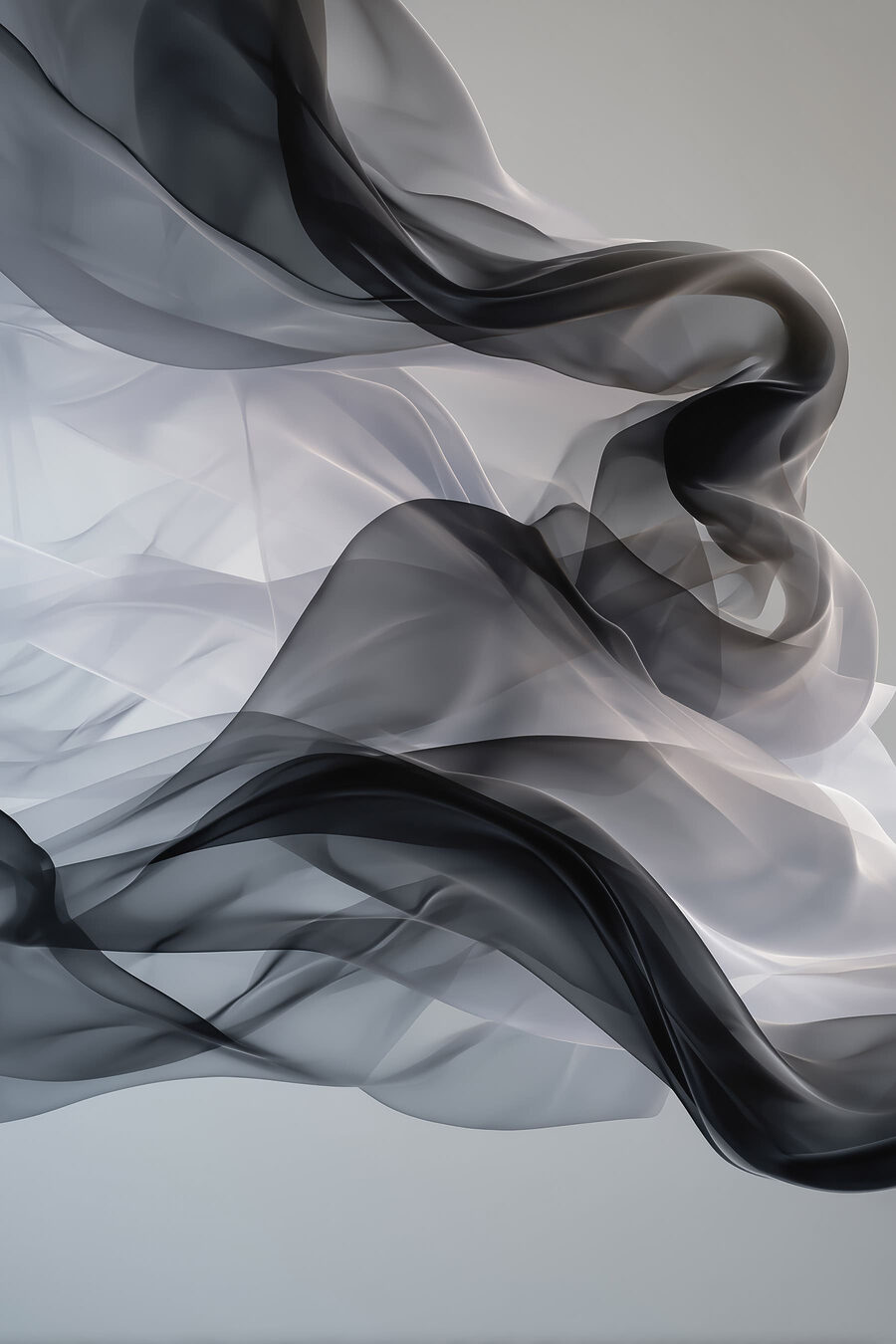 Correntes pretas transparentes — design completo