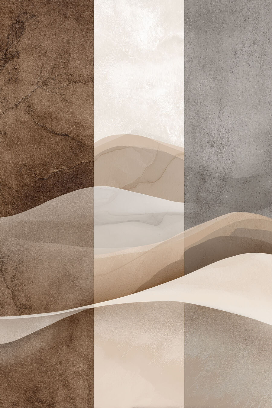 Dunas em três faixas — design completo