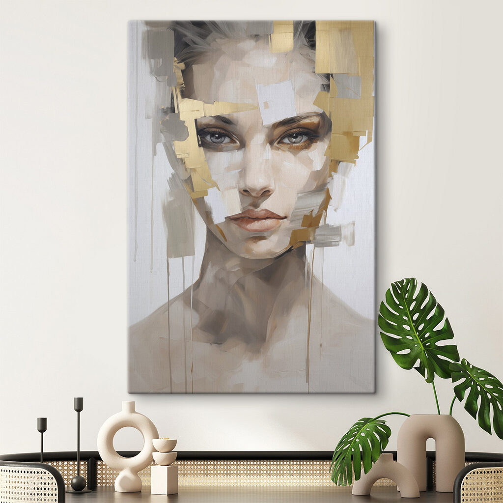 Olhar intenso entre tintas — interior 2