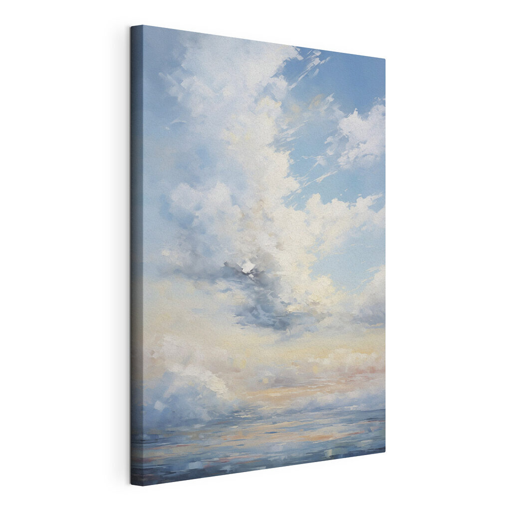 Nuvens em azul pálido — vista do produto