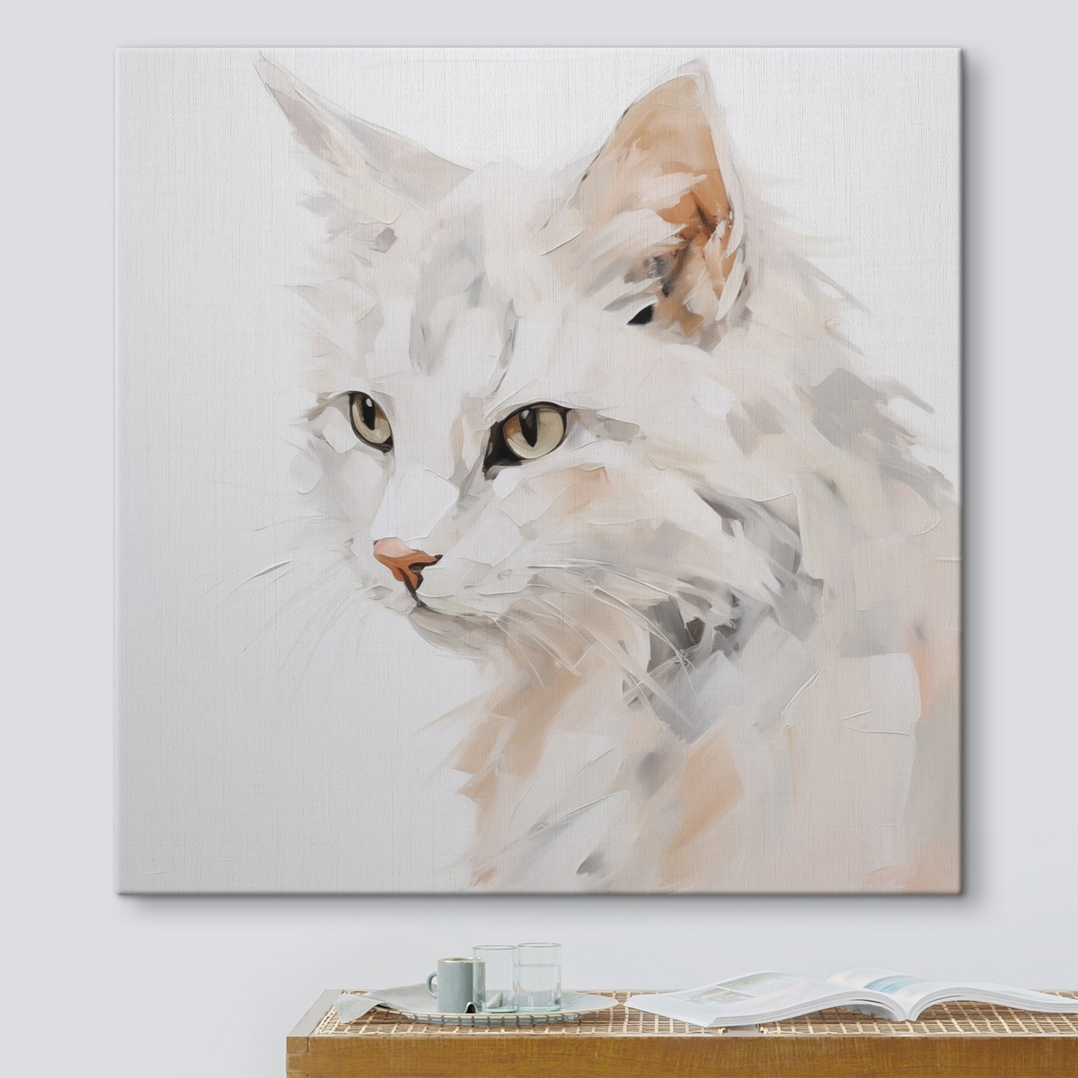 Felino em efeito pintado — interior 2