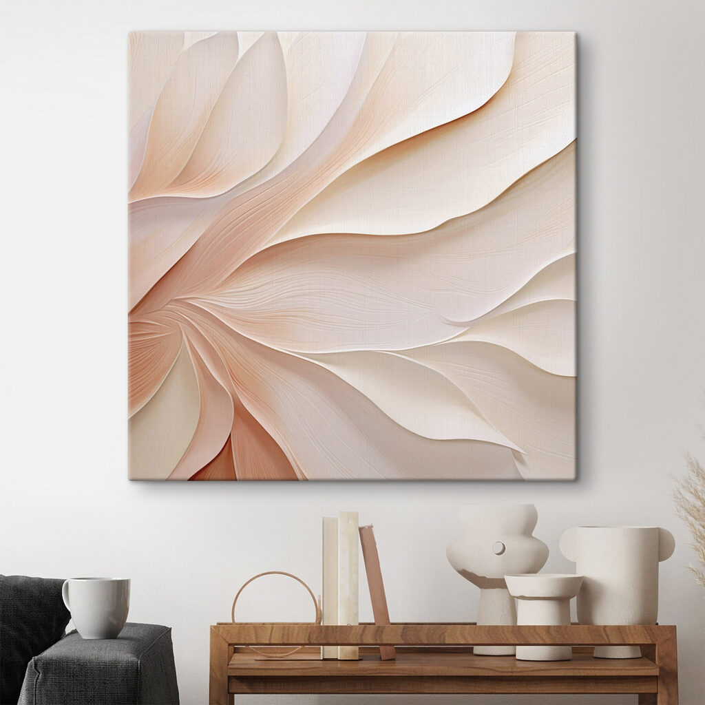 Folhas brancas, orla rosa — interior 1