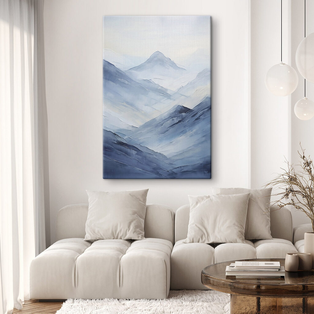 Pico azul distante — interior 2