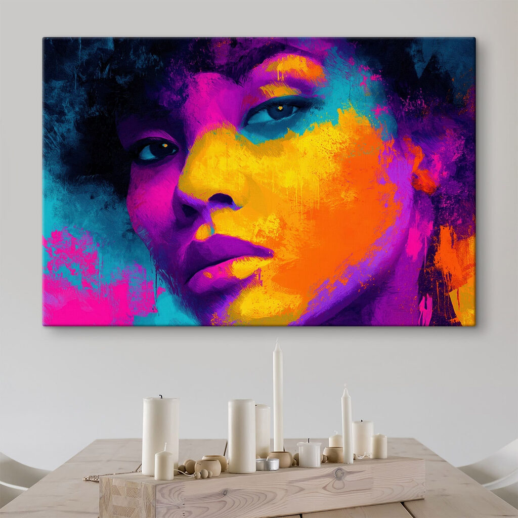 Retrato em cores vivas — interior 2