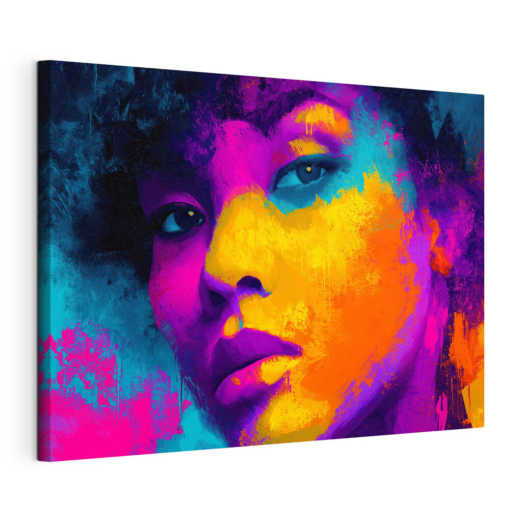 Retrato em cores vivas — vista do produto