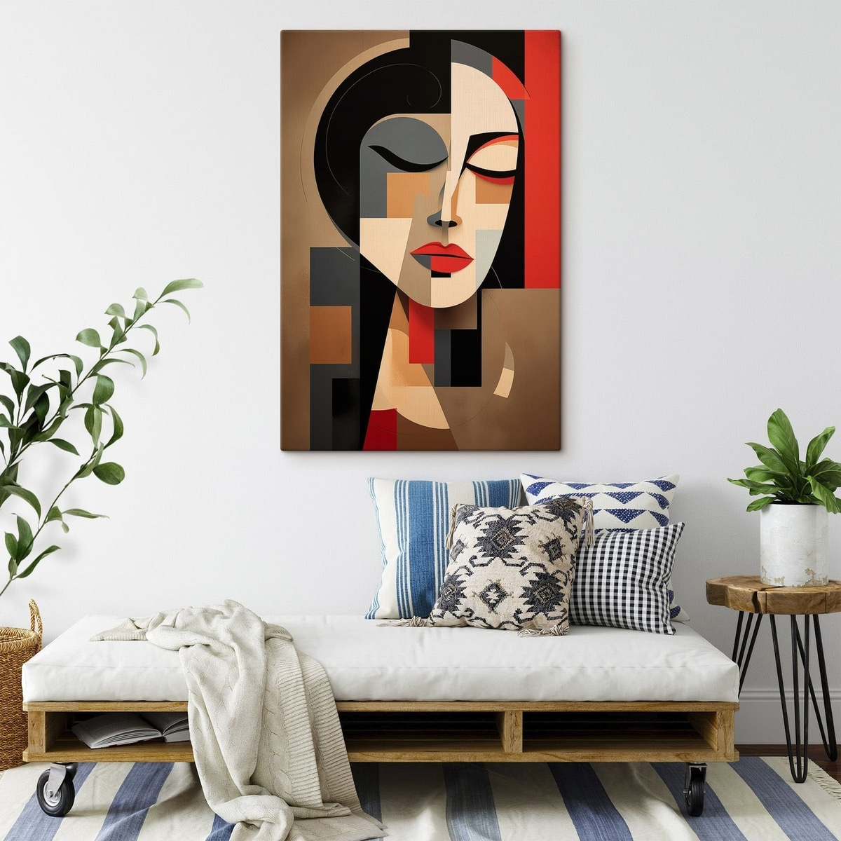 Retrato feminino abstrato — interior 1