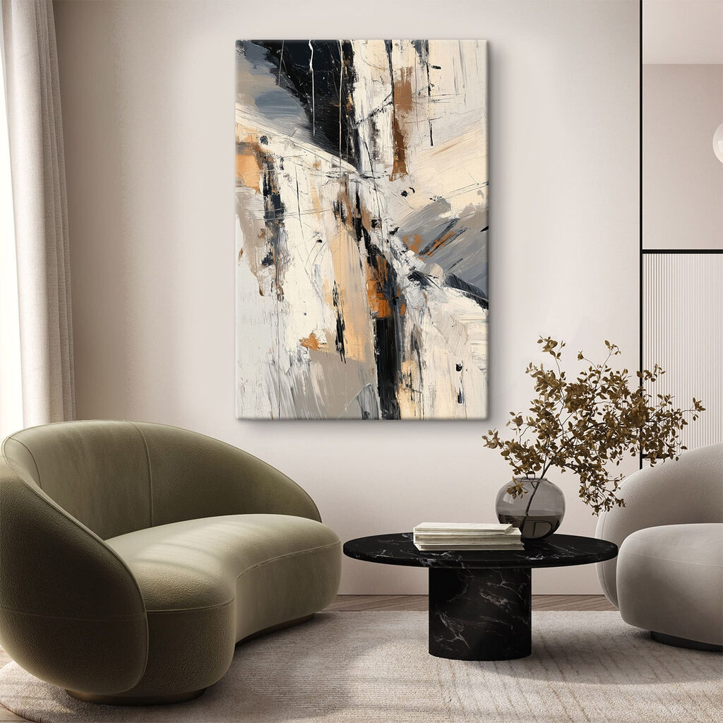 Planos brancos sobre preto — interior 2