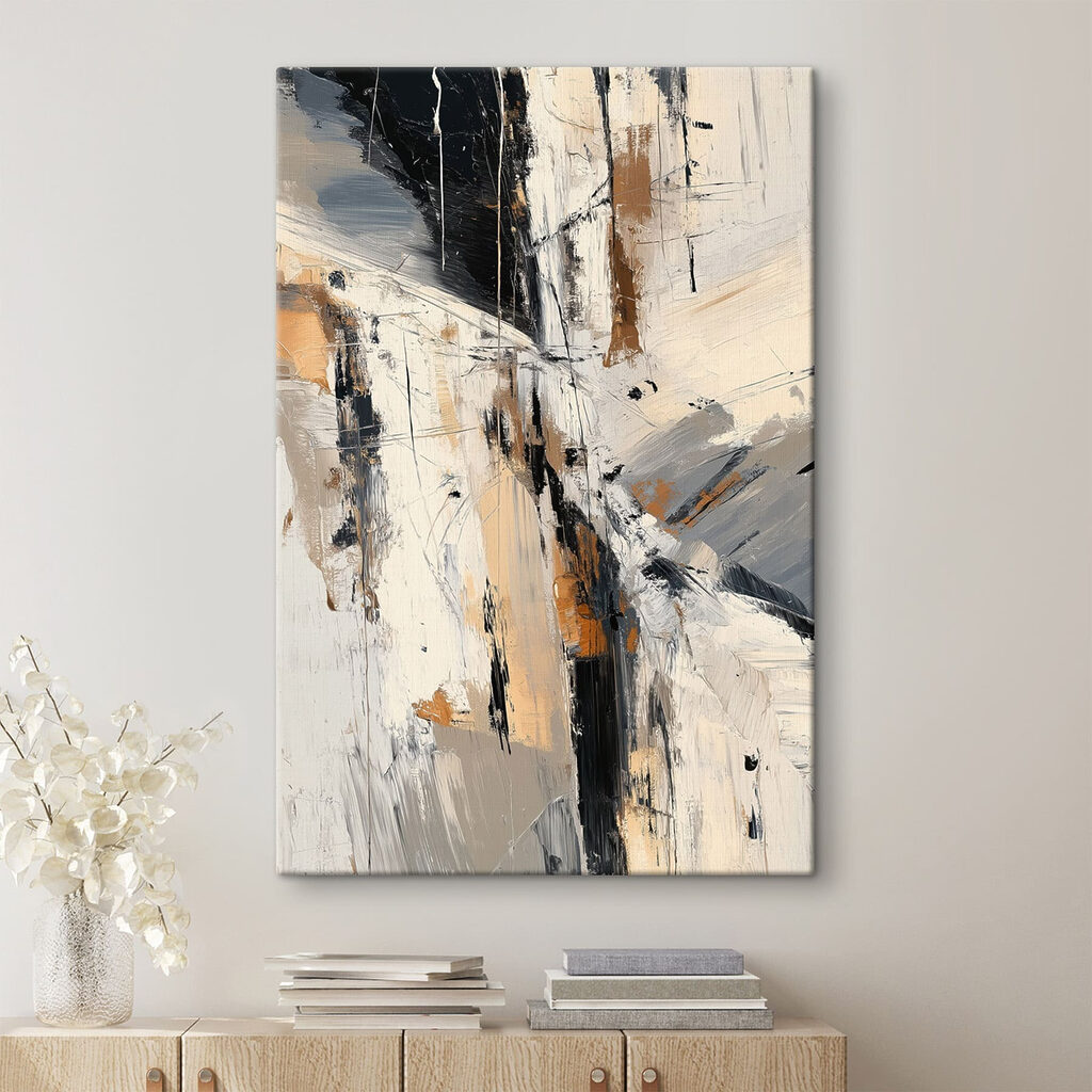 Planos brancos sobre preto — interior 1