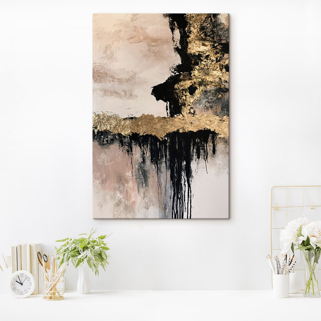 Ouro com gotas negras — interior 1