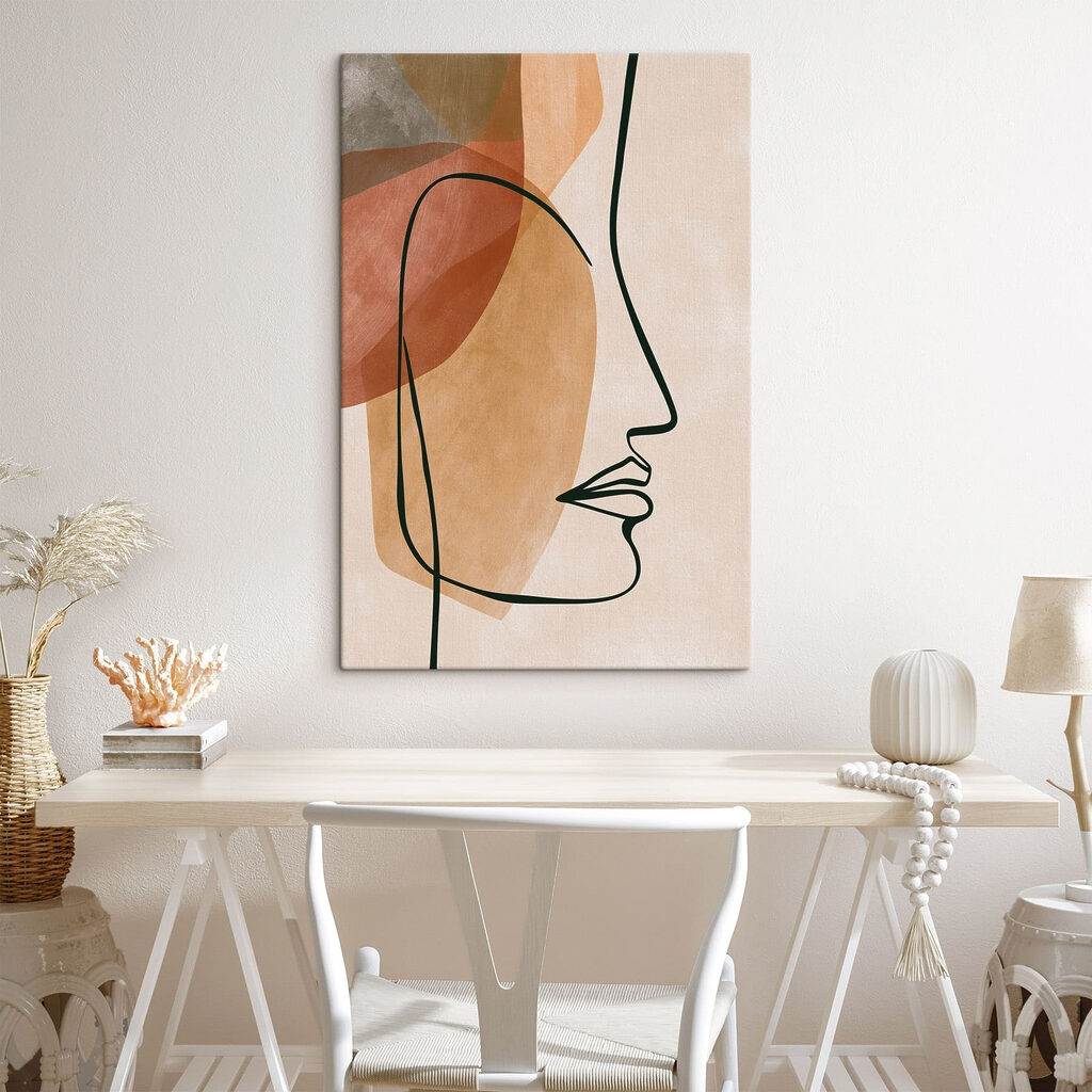 Perfil em linhas ferrugem — interior 2
