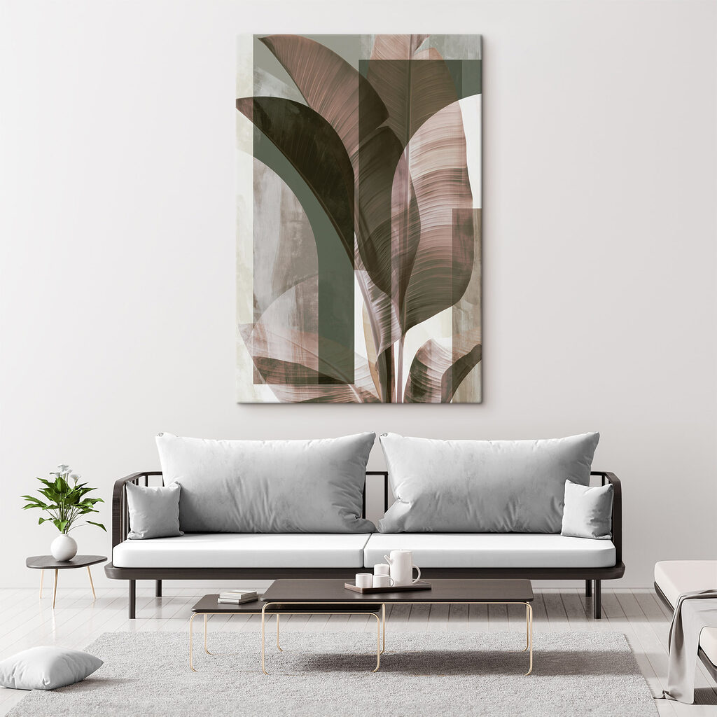 Folhas grandes sobre planos — interior 1