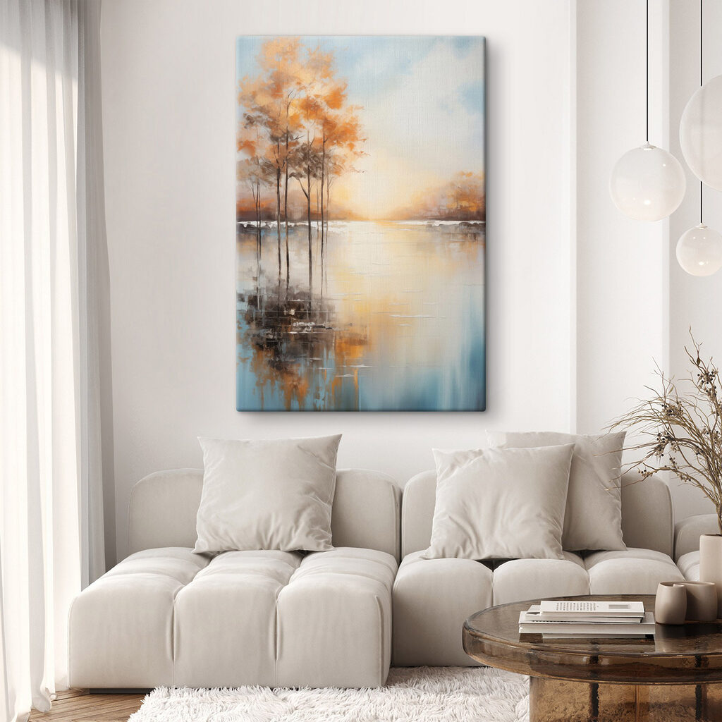 Outono junto à água — interior 1