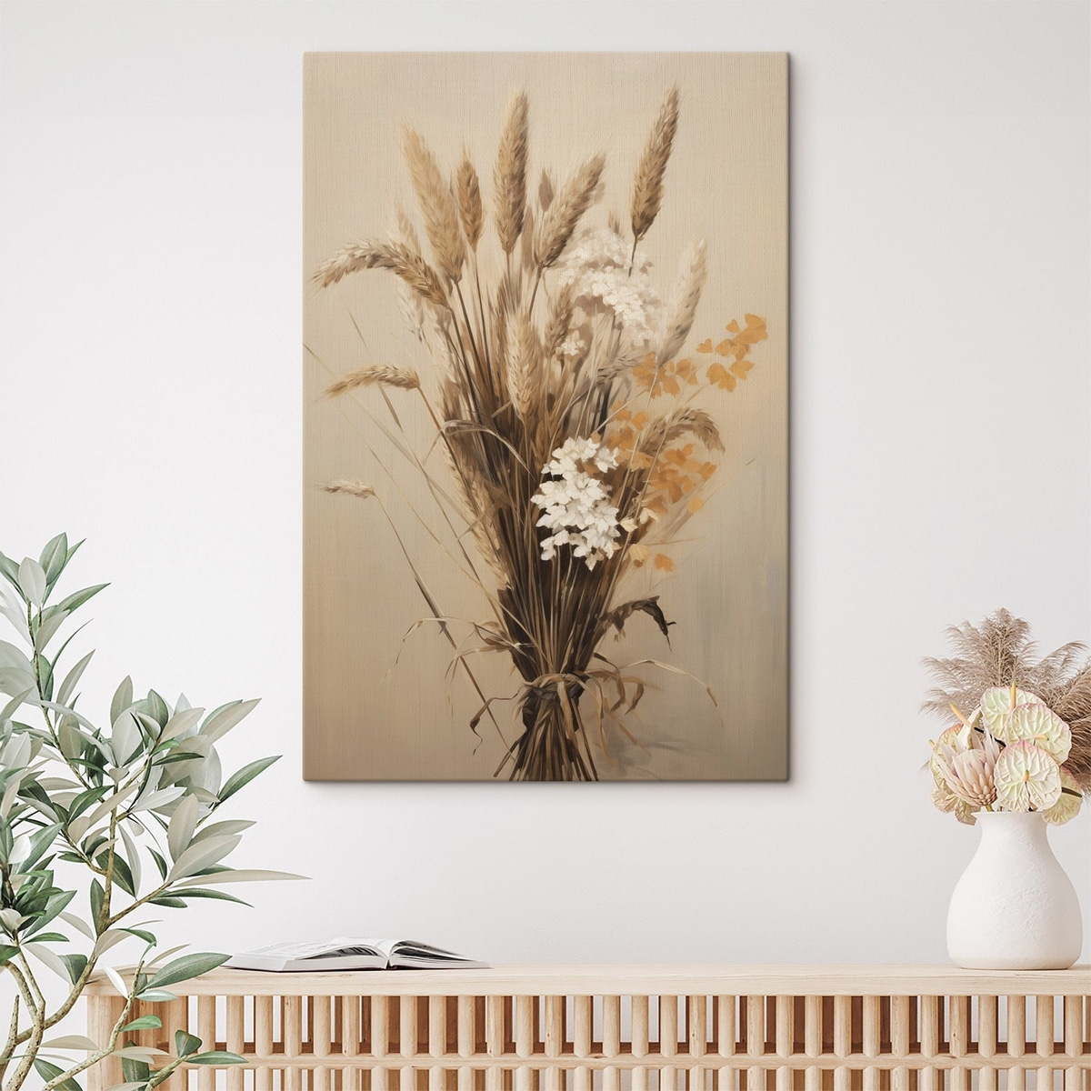 Trigo e erva-dos-pampas — interior 2