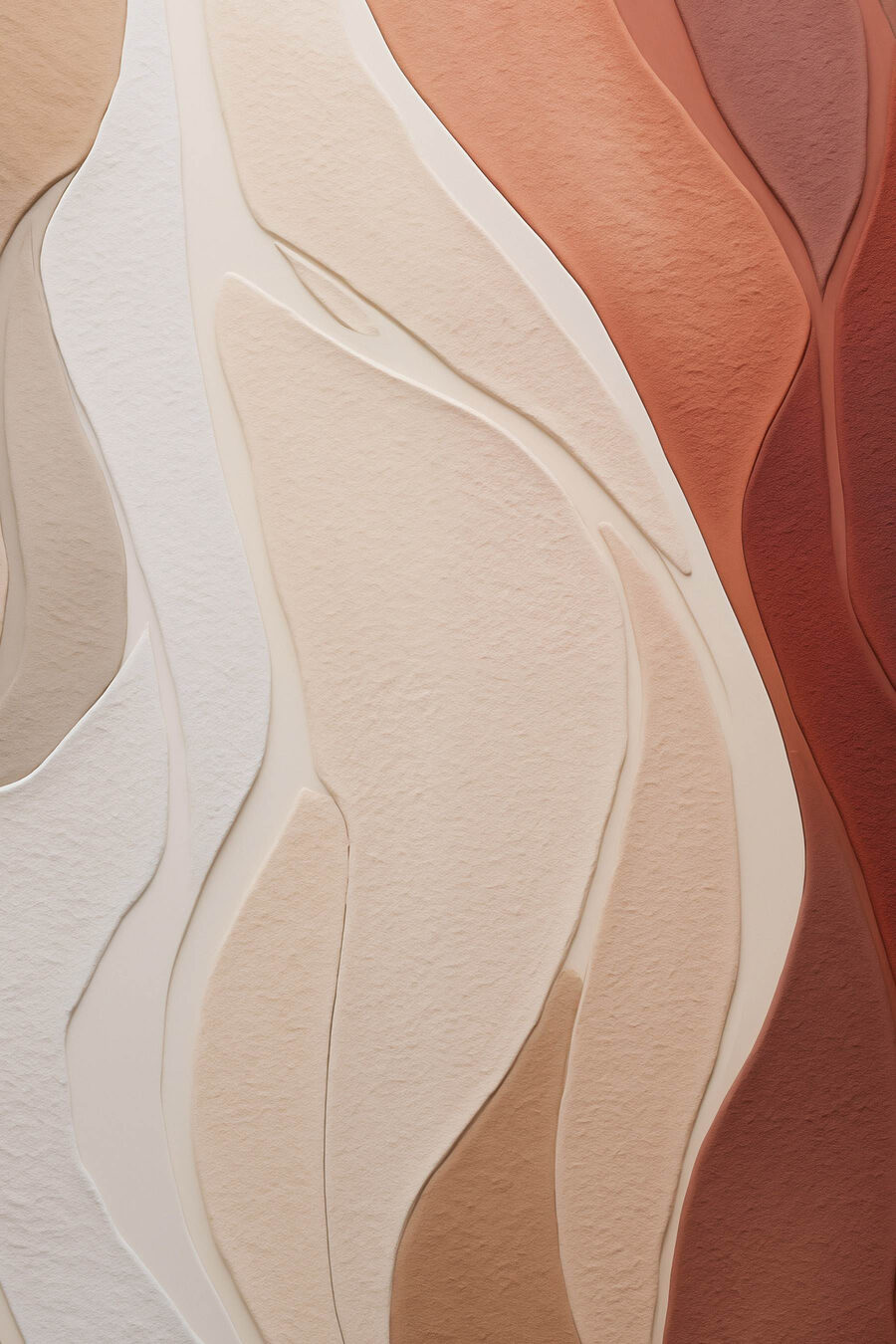 Curva suave em terracota — design completo