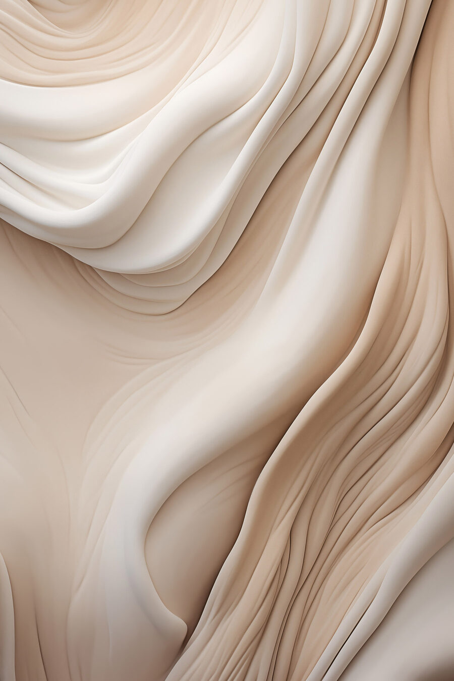 Pregas creme em espiral — design completo