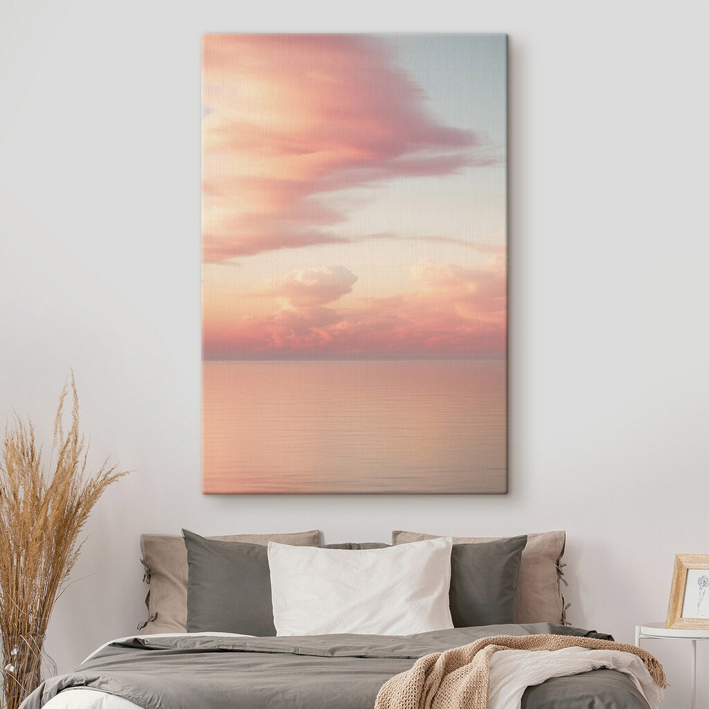 Nuvens rosadas no mar — interior 2