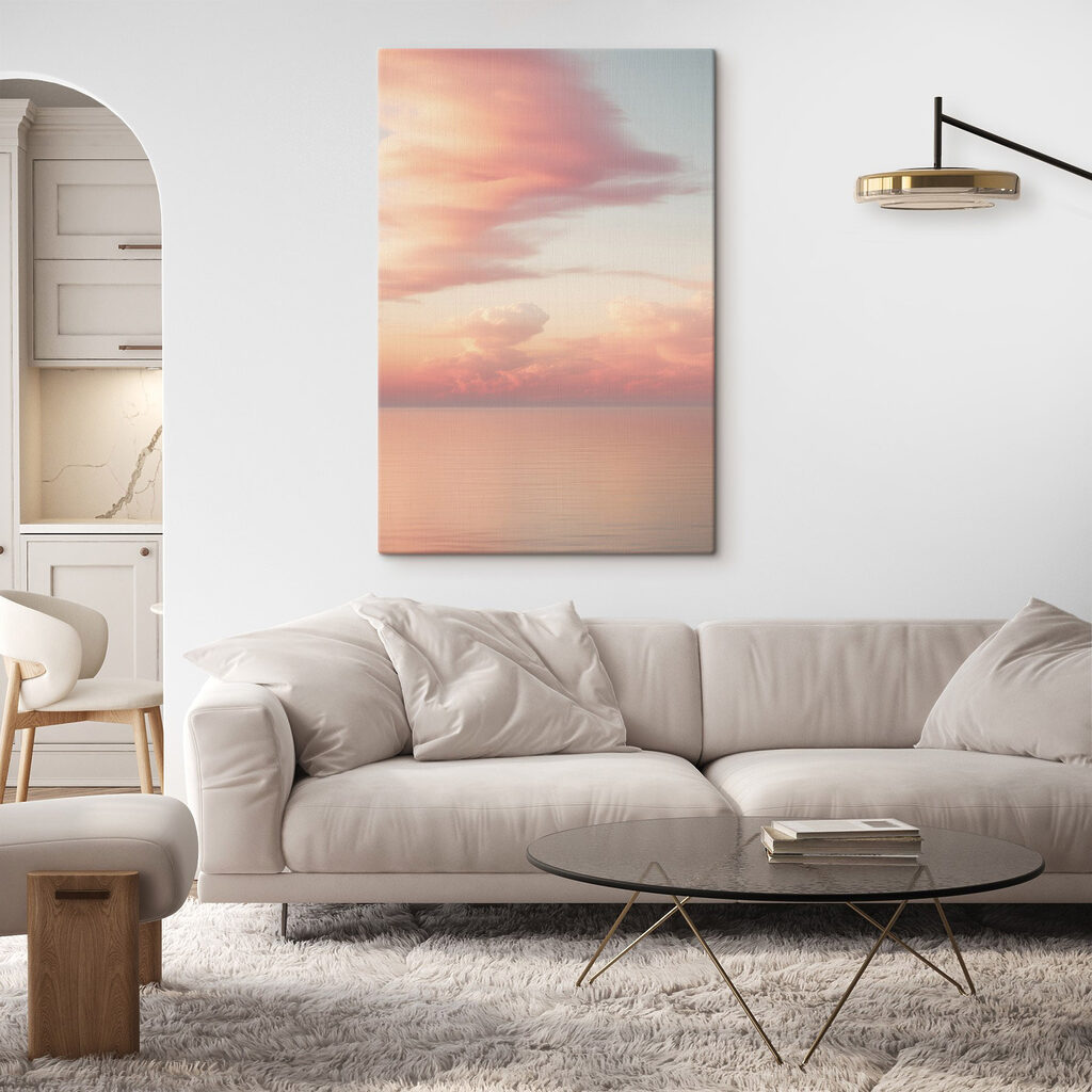 Nuvens rosadas no mar — interior 1