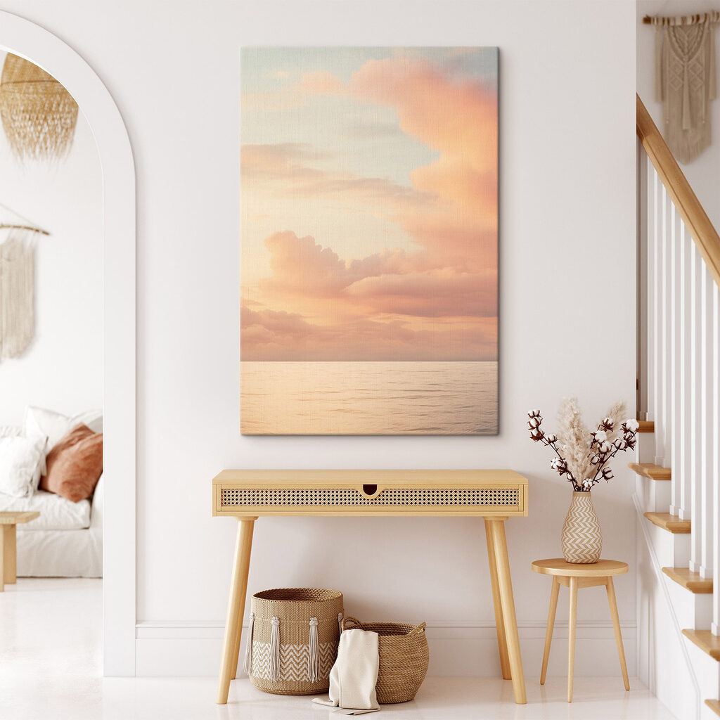Nuvens cor de pêssego — interior 2