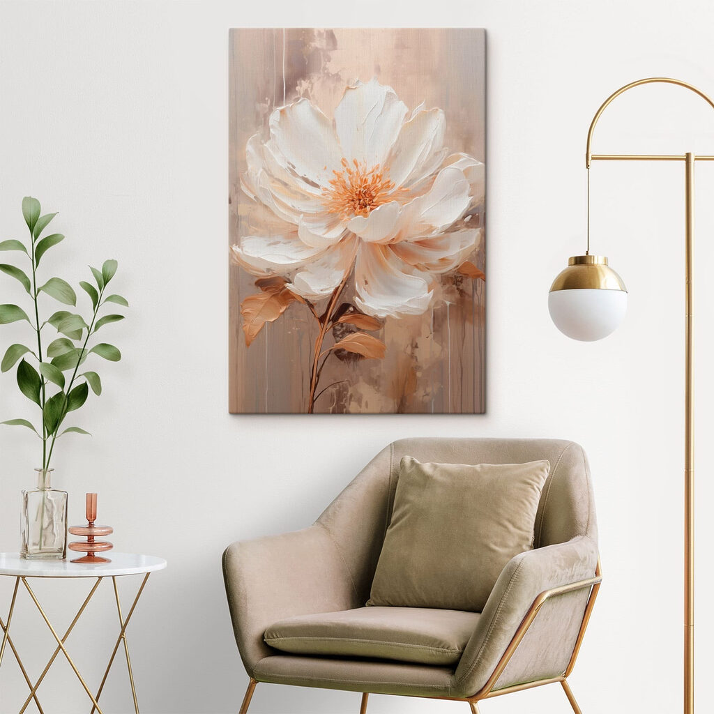 Flor em haste fina — interior 1