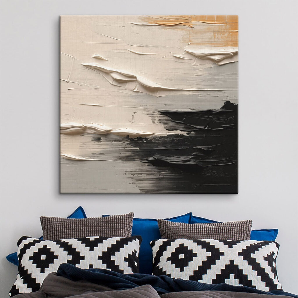 Faixas claras sobre preto — interior 2