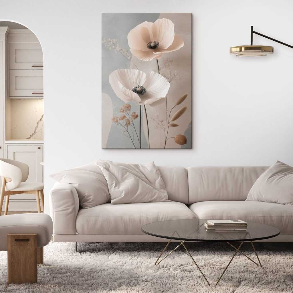 Duas papoilas em pastel — interior 3