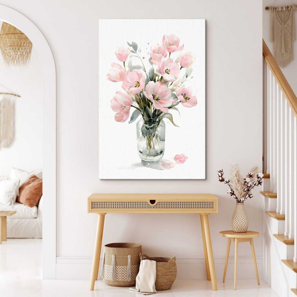 Tulipas delicadas em branco — interior 2