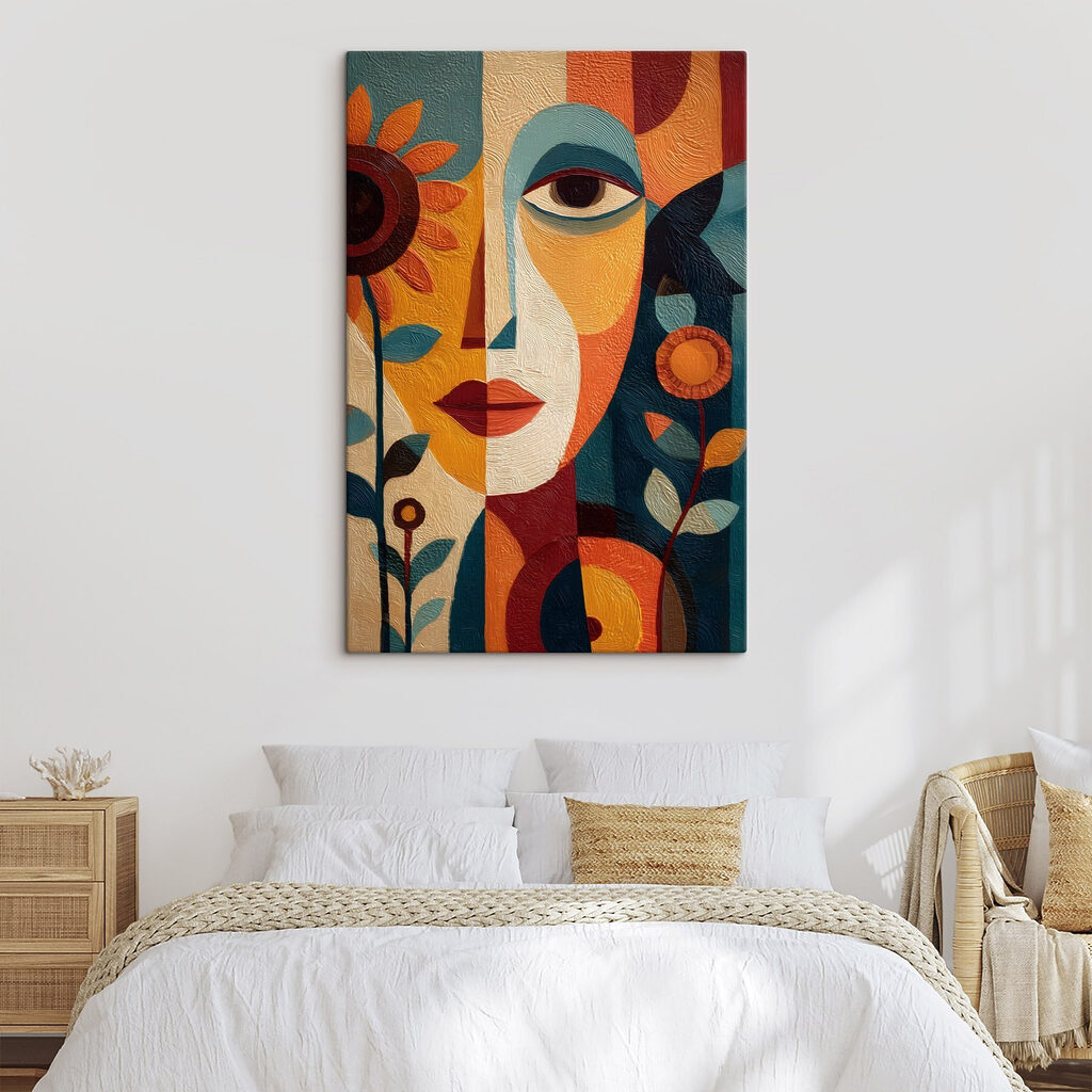 Rosto quente entre flores — interior 2