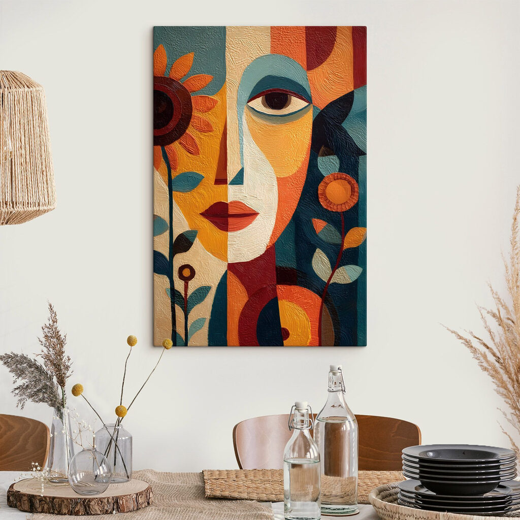 Rosto quente entre flores — interior 1