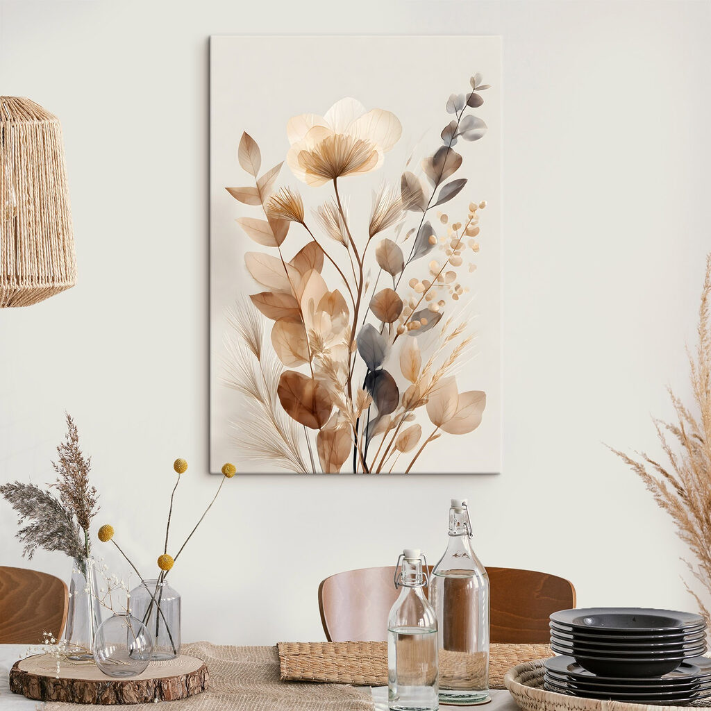 Flores altas em areia — interior 2