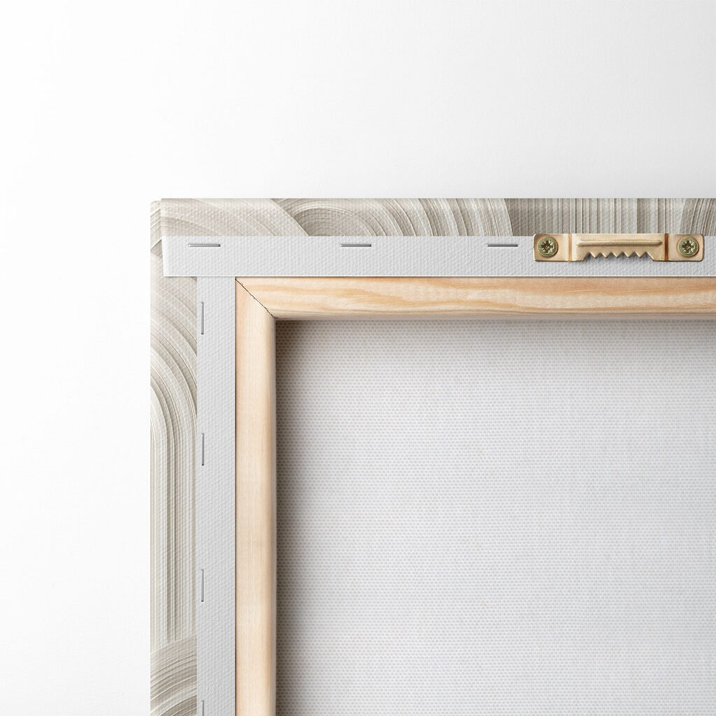 Arcos creme em fileiras — verso
