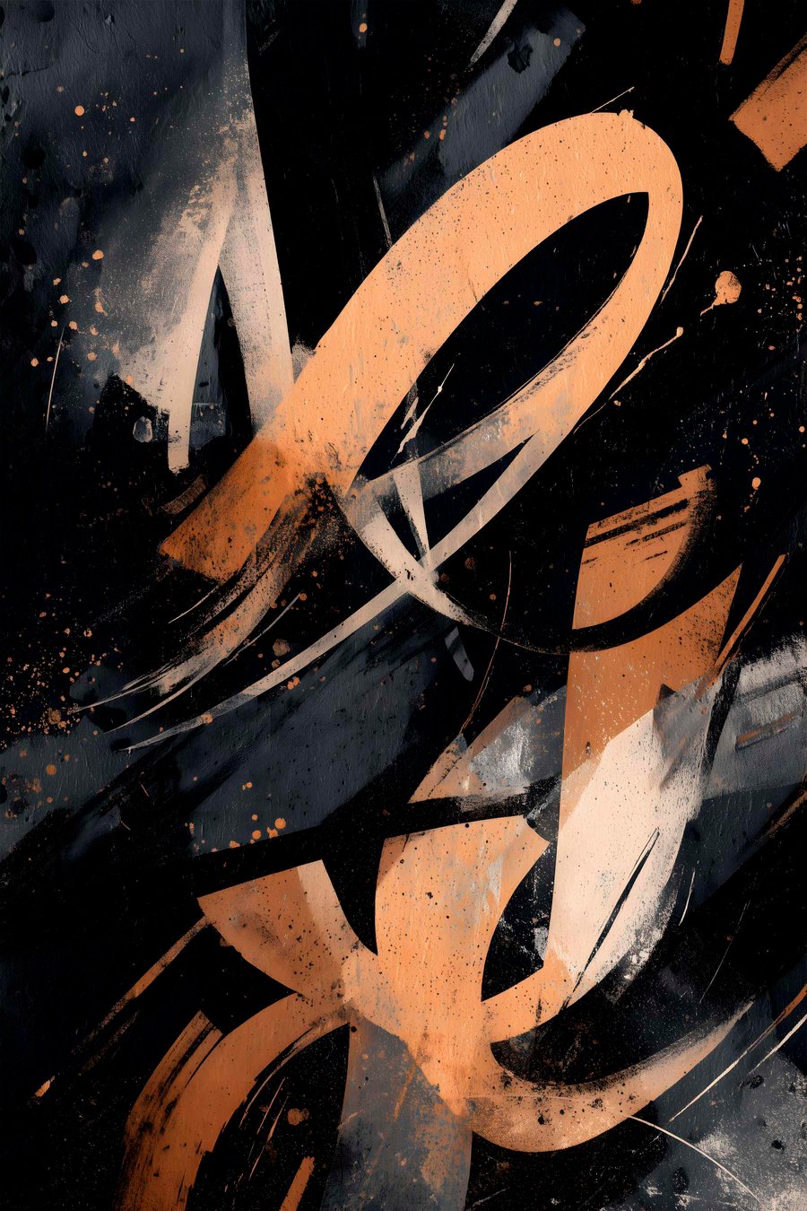 Caligrafia estilo graffiti — design completo
