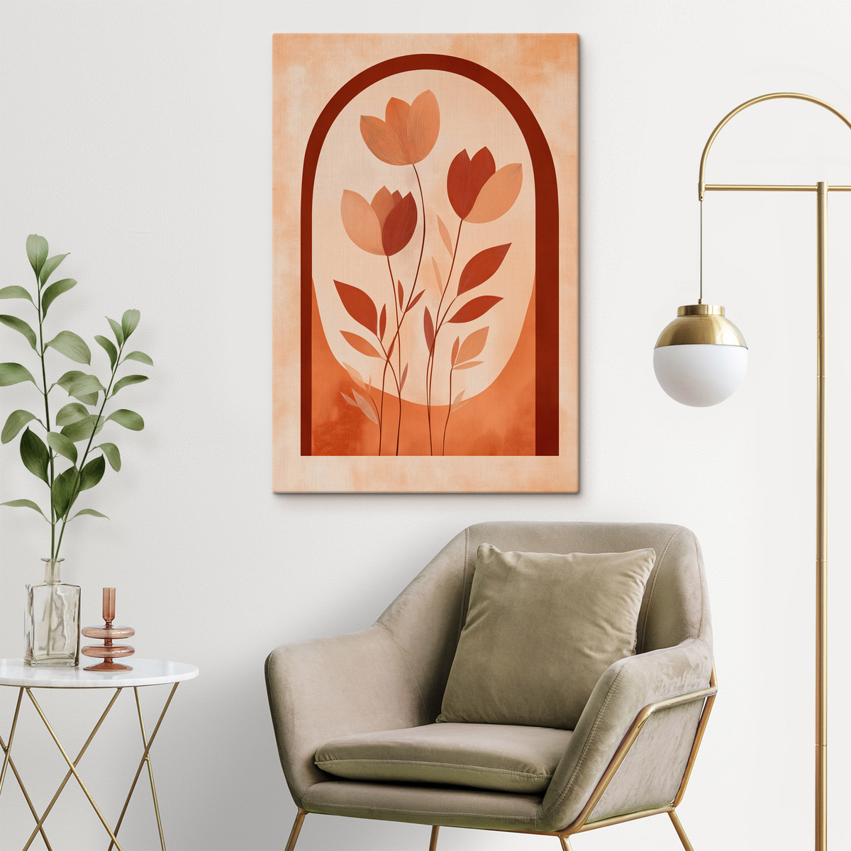 Flores abstratas — interior 2