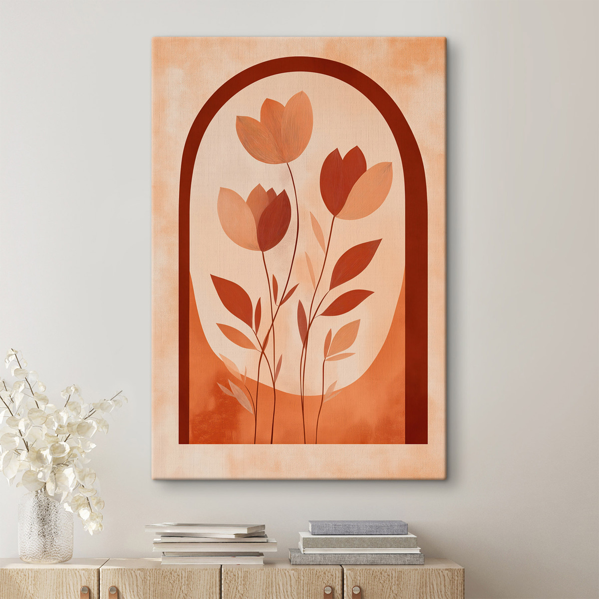 Flores abstratas — interior 1