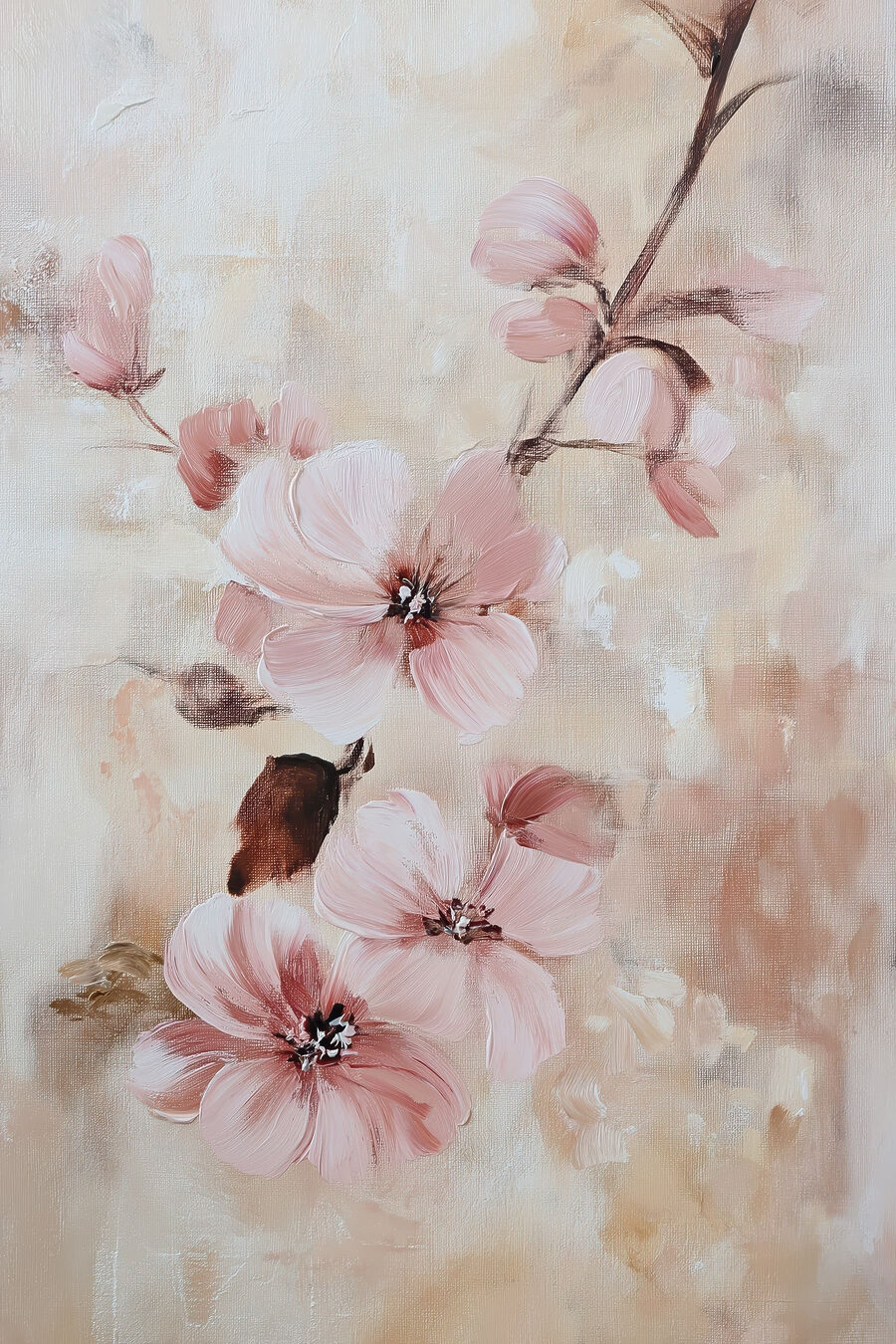 Ramo em flor rosa — design completo