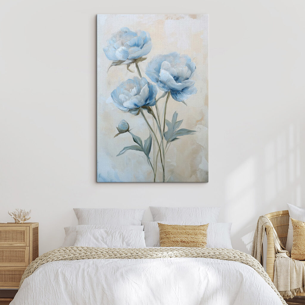 Três flores azuis — interior 2