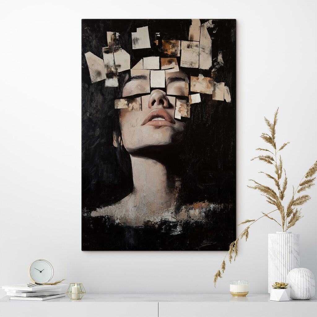 Olhar atrás de blocos — interior 1