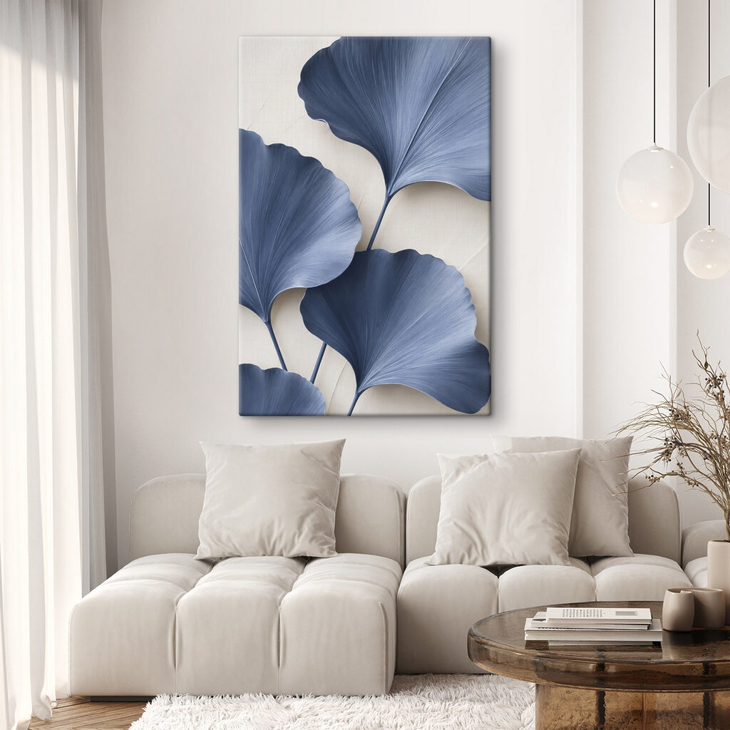 Folhas azuis de ginkgo — interior 2