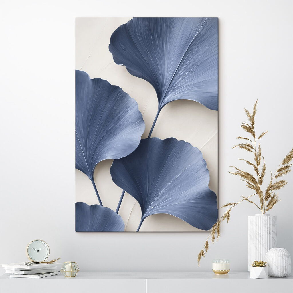 Folhas azuis de ginkgo — interior 1
