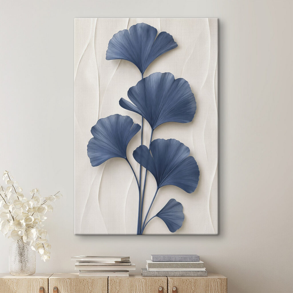 Ginkgo azul em pregas — interior 1