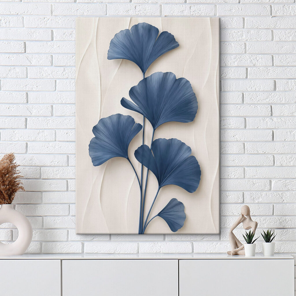 Ginkgo azul em pregas — interior 2