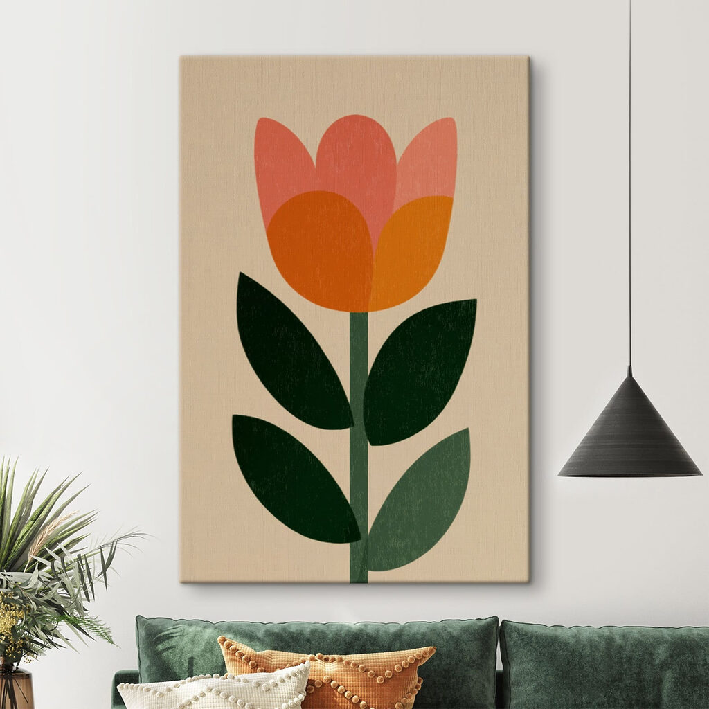 Tulipa com quatro folhas — interior 2