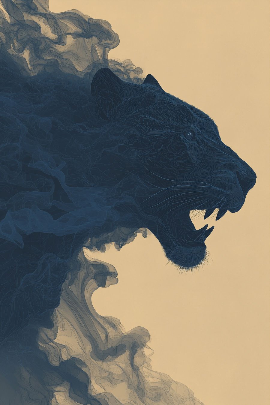 Perfil de pantera — design completo