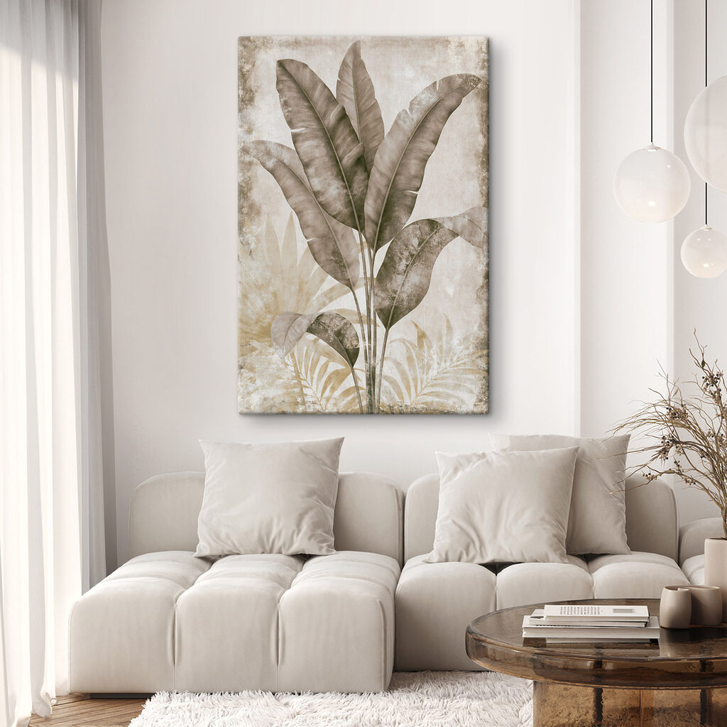 Folhas longas verde-acinzentadas — interior 2