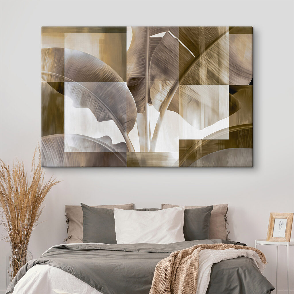 Sombras de folhas castanhas — interior 2