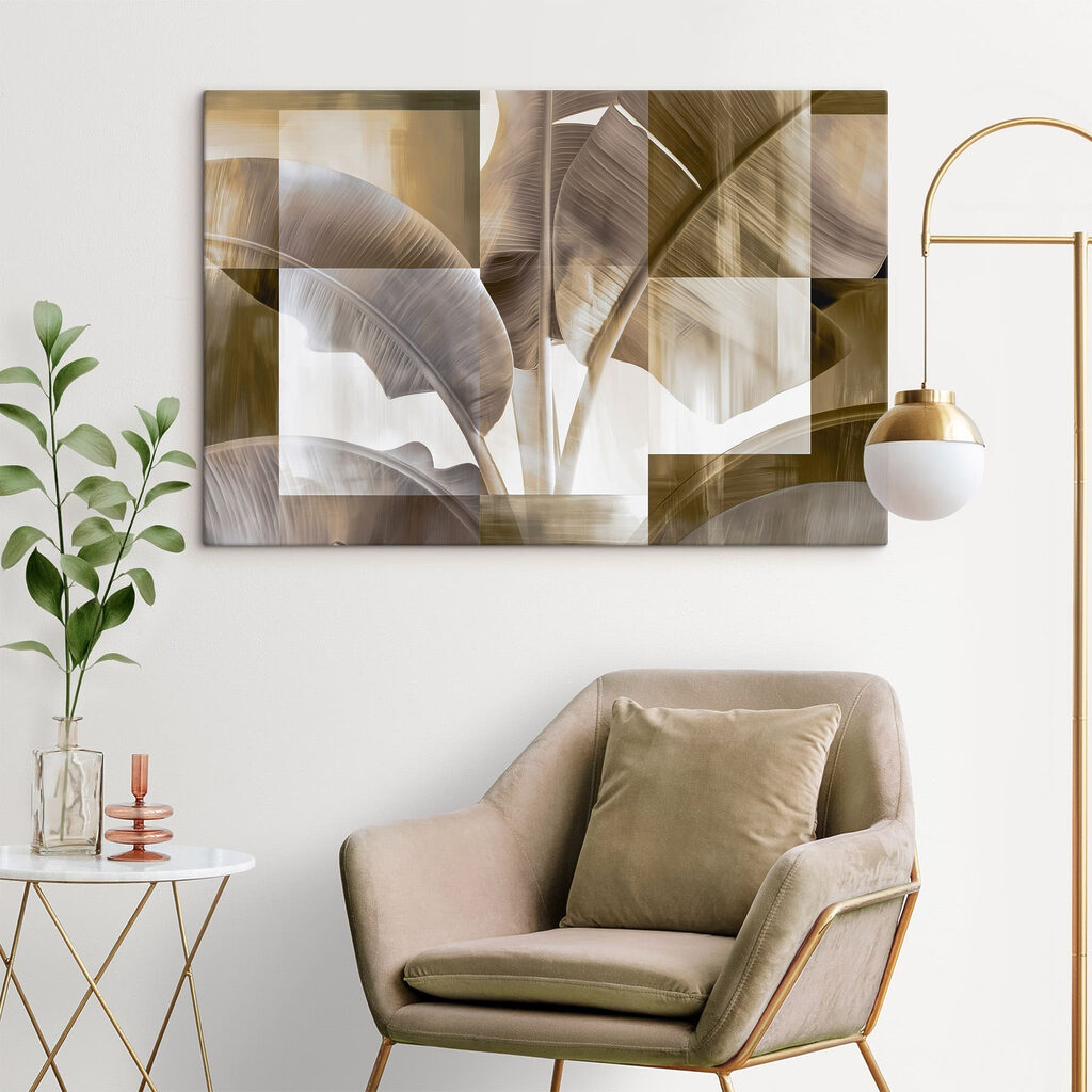 Sombras de folhas castanhas — interior 3
