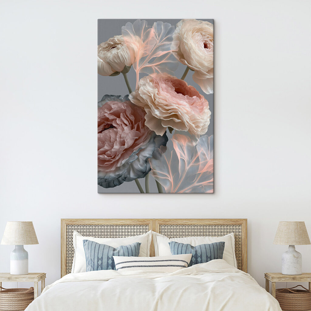 Flores cheias, ramos finos — interior 2