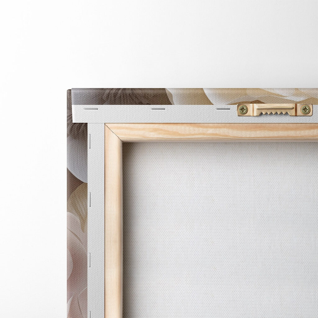 Flores creme e terracota — verso