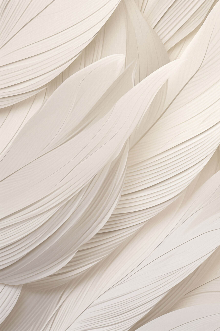Folhas claras com nervuras — design completo